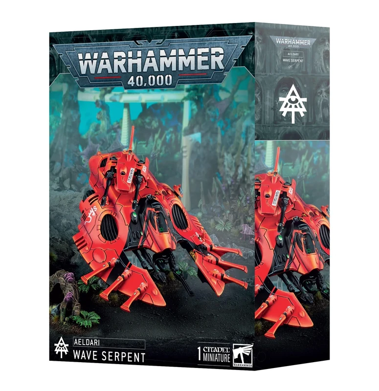 Games Workshop - Warhammer 40,000 - Aeldari: Wave Serpent/Falcon, Red