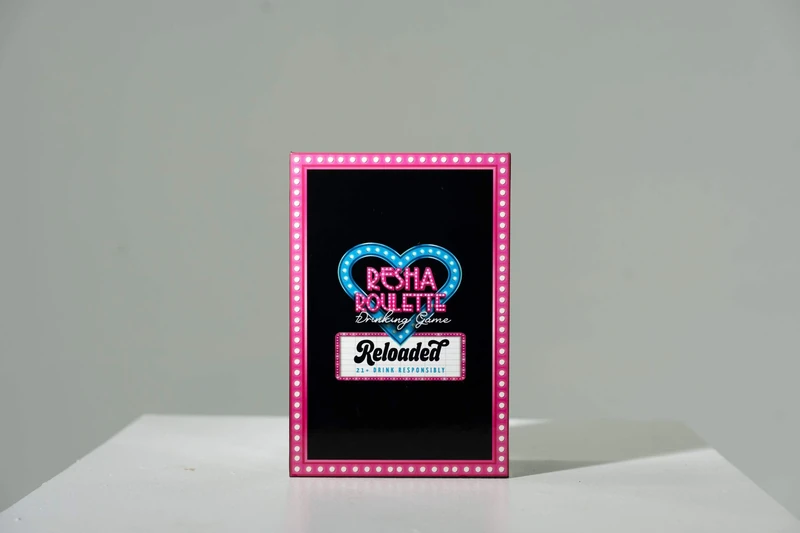 Caresha Please Resha Roulette Drinking Game Reloaded, Fun Card Games, 21+ Drinking Game Set with Spinner, Dare Cards, and Play Money, Adult Party Game for Game Nights, Birthdays, and Gathering