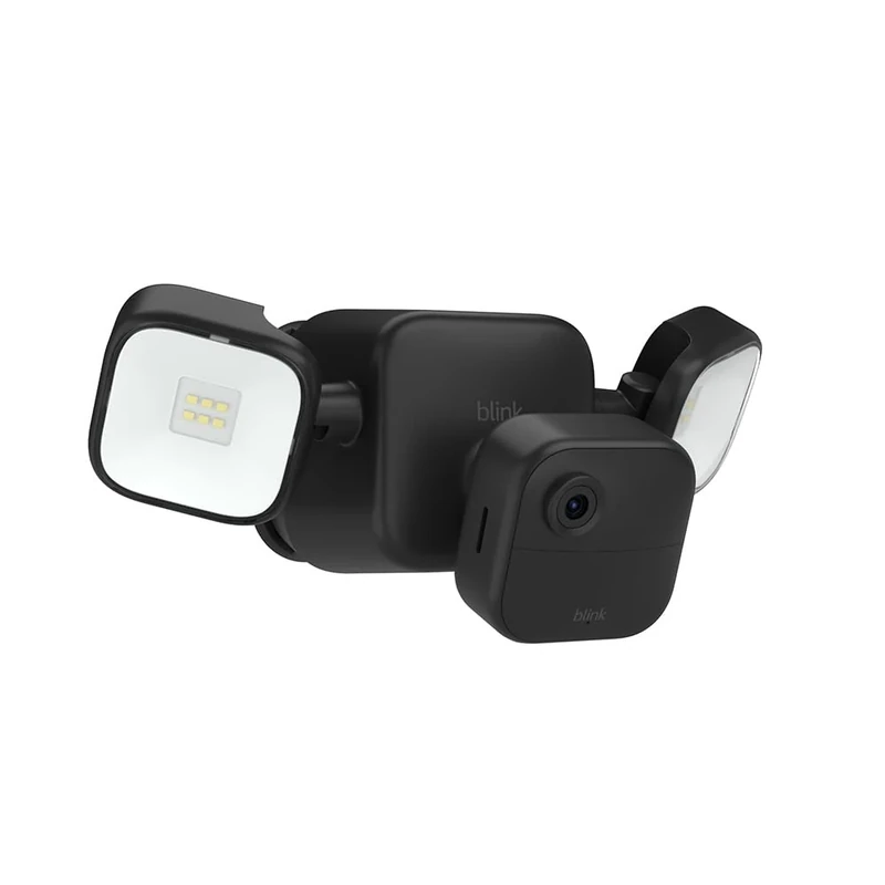 Blink Outdoor Floodlight Camera (newest gen) | Wireless smart security camera, 700 lumens of LED, two-year battery life, enhanced motion detection | Works with Alexa | Sync Module Core included
