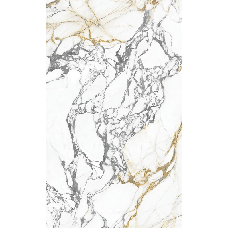 Ambiance Sticker Roll of Adhesive Vinyl Coating by The Metre Washable Kitchen Furniture Cabinet Door Bucharest Marble – H60 x L100 cm