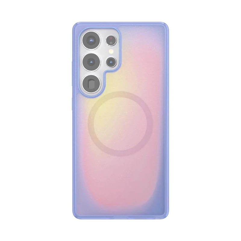 PopSockets Case for Samsung Galaxy S25 Ultra Compatible with MagSafe, Phone Case for Galaxy S25 Ultra, Wireless Charging Compatible - Aura