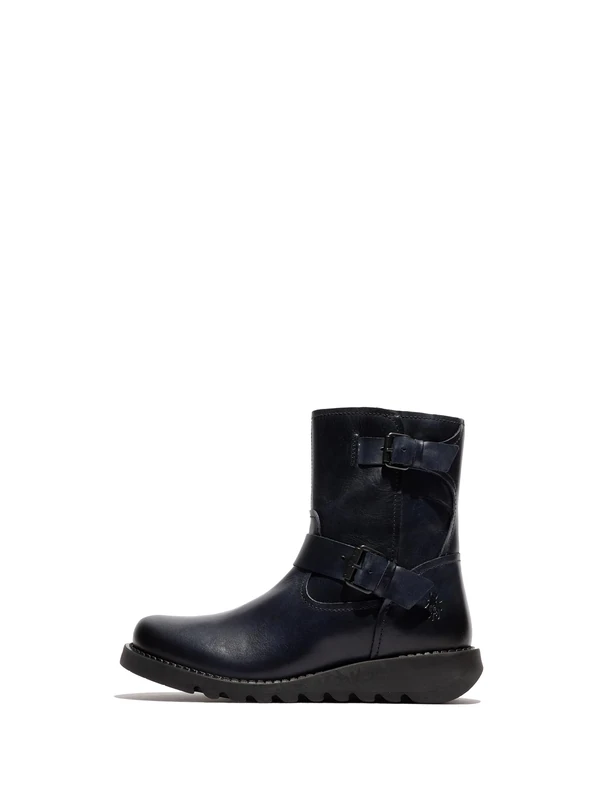 Fly London Women's SORF321FLY Fashion Boot, Navy, 6 UK