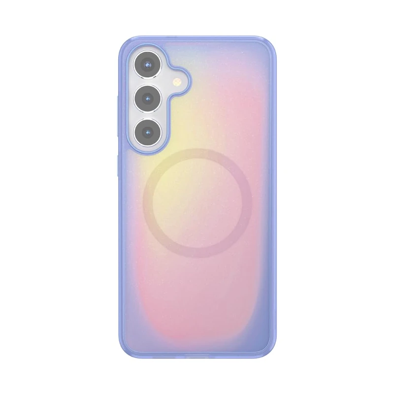 PopSockets Case for Samsung Galaxy S25 Plus Compatible with MagSafe, Phone Case for Galaxy S25 Plus, Wireless Charging Compatible - Aura - Image 1