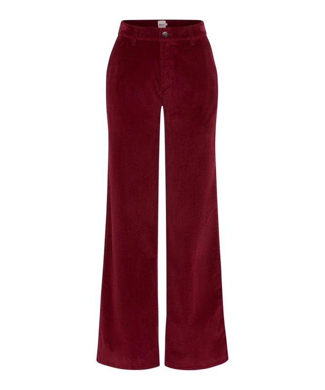 BRAX Women's Style.Maine Modern Corduroy Trousers, 40 Mulberry, 34W x 30L