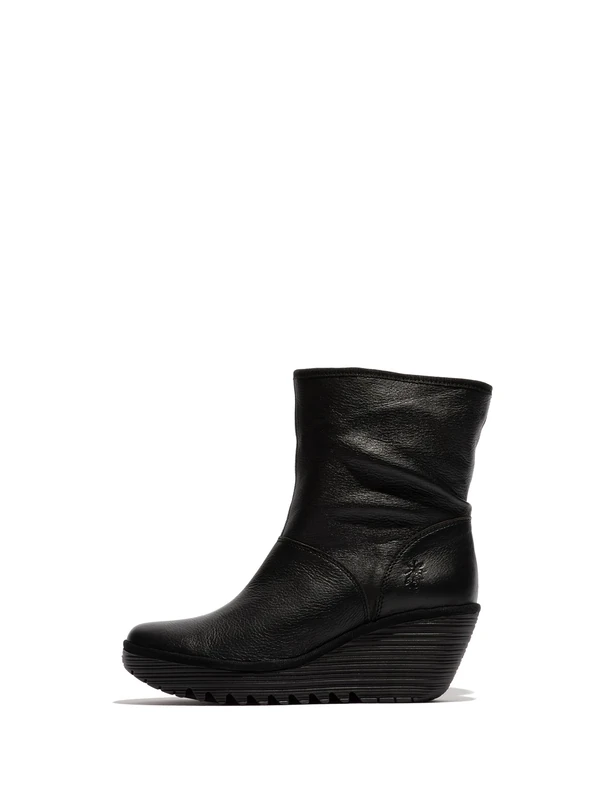 Fly London Women's YAXO594FLY Fashion Boot, Black, 3 UK