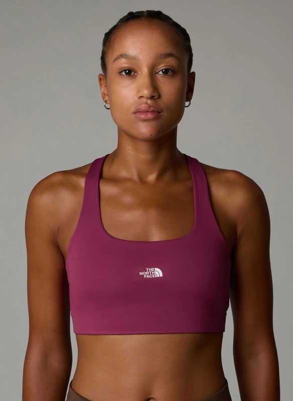 The North Face Women's Movmynt Sports Bra, Cyber Berry, XL - Image 1