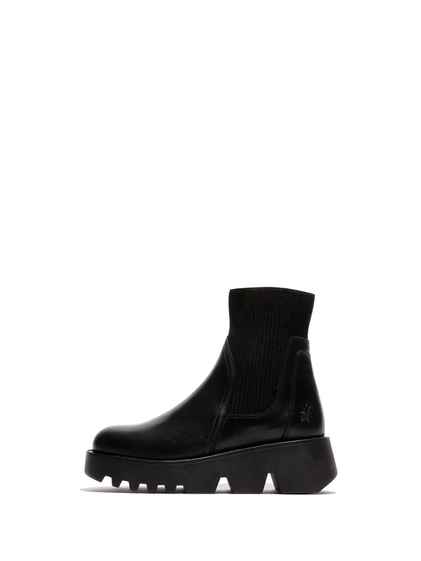 Fly London Women's ZOOL317FLY Fashion Boot, Black, 5 UK
