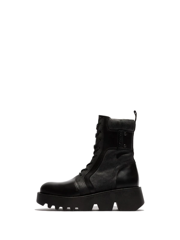 Fly London Women's ZELY315FLY Fashion Boot, Black, 3 UK