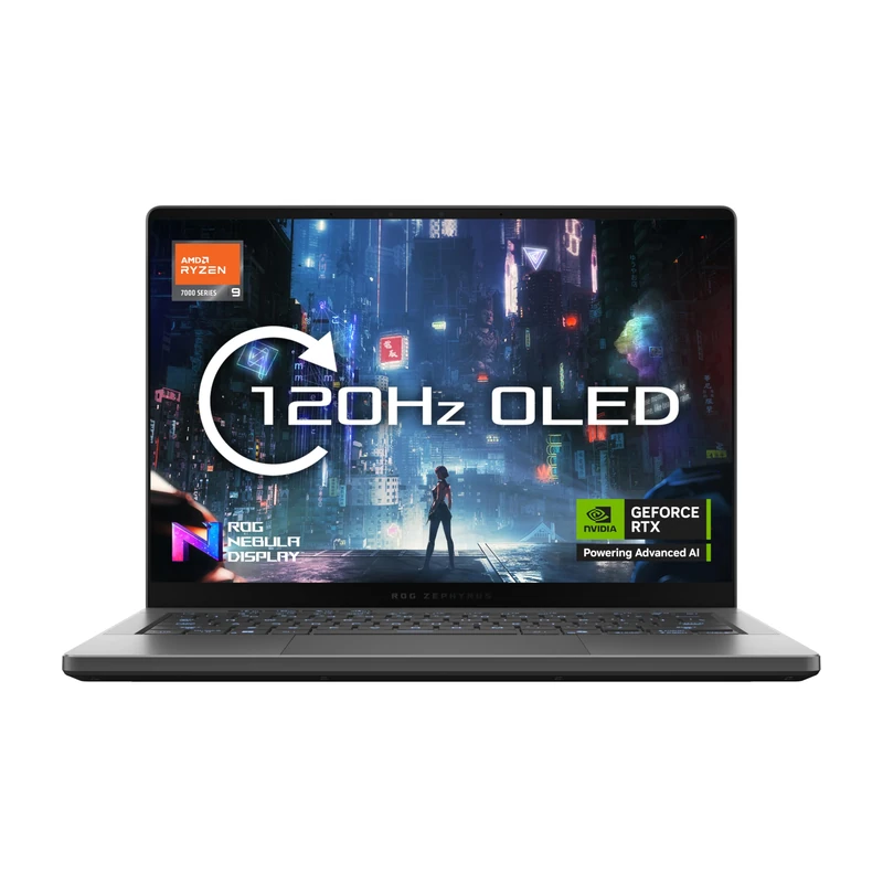ASUS ROG Zephyrus G14 GA403UP 14.0" 3K 500nits 120Hz OLED Gaming Laptop (AMD Ryzen 9 270, NVIDIA GeForce RTX 5070 Graphics, 32GB RAM, 1TB PCIe SSD, RGB Backlit Keyboard, Windows 11)