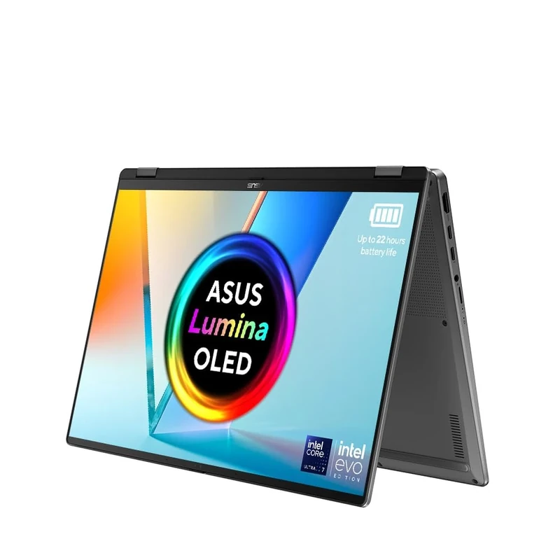 ASUS Vivobook Flip OLED TP3607SH Laptop | 16.0 Inch 3K 120Hz OLED Touchscreen | Intel Core Ultra 7 258V | NVIDIA GeForce RTX 5050 | 32GB RAM | 1TB PCIe G4 SSD | Backlit Keyboard | Windows 11