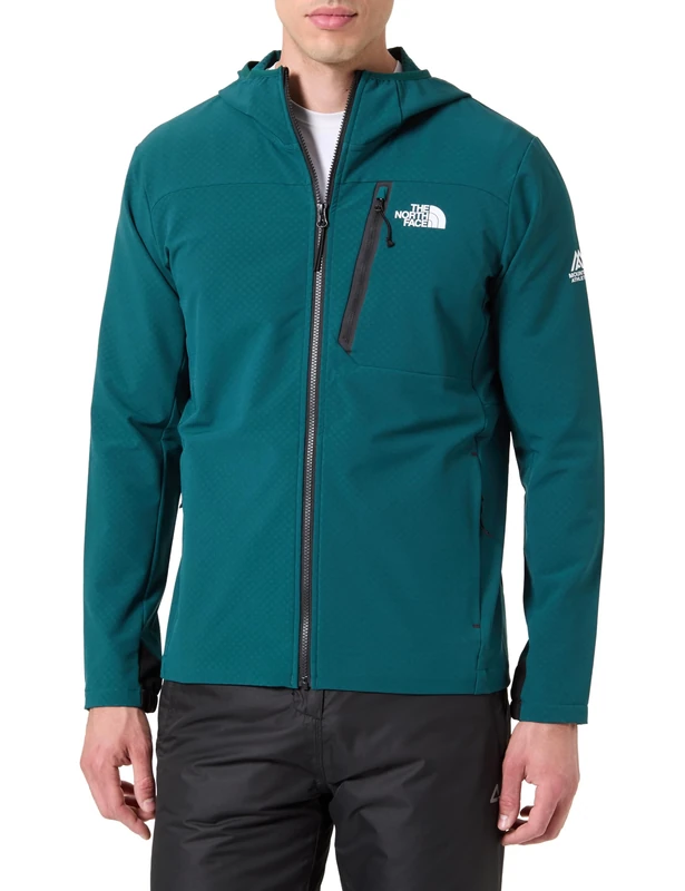 The North Face Men's Mountain Athletics Softshell Jacket, Deep Nori, L