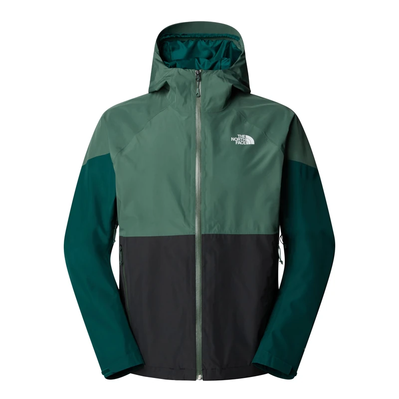 The North Face Men's Lightnin Zip-In Jacket, Asphalt Grey/Duck Green, XL