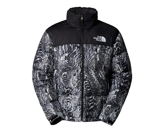 The North Face Men's 1996 Retro Nuptse Jacket, Tnf Black Wood Snake Pr, S