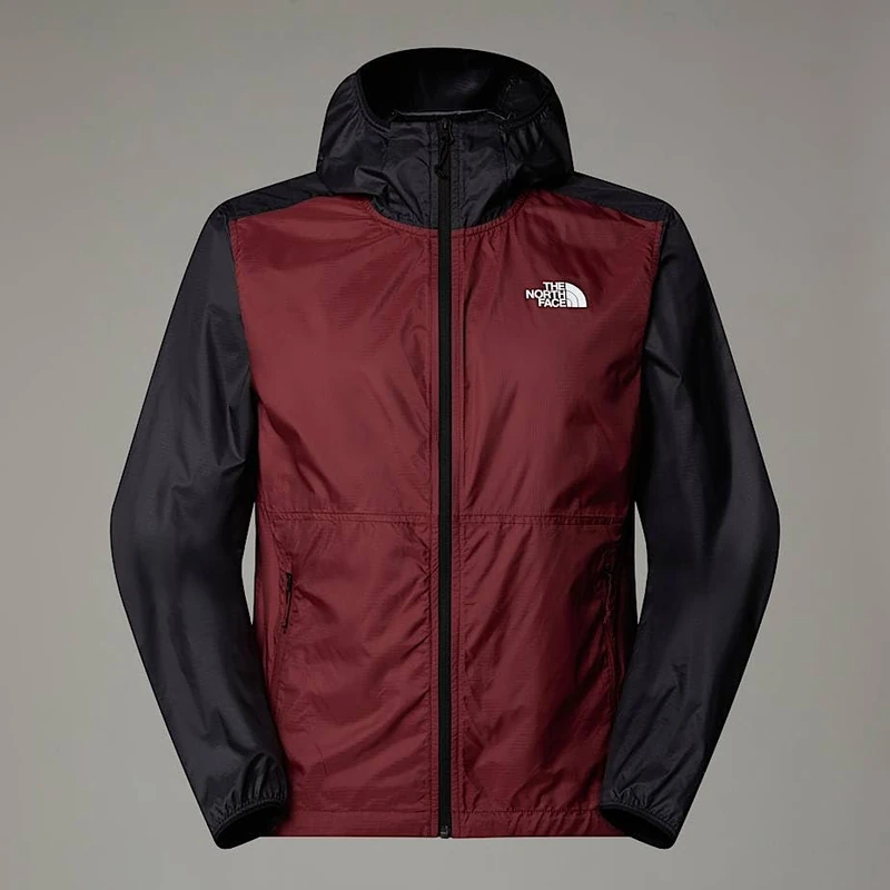 The North Face Men's Cyclone Wind Jacket, Sumac/Tnf Black, M