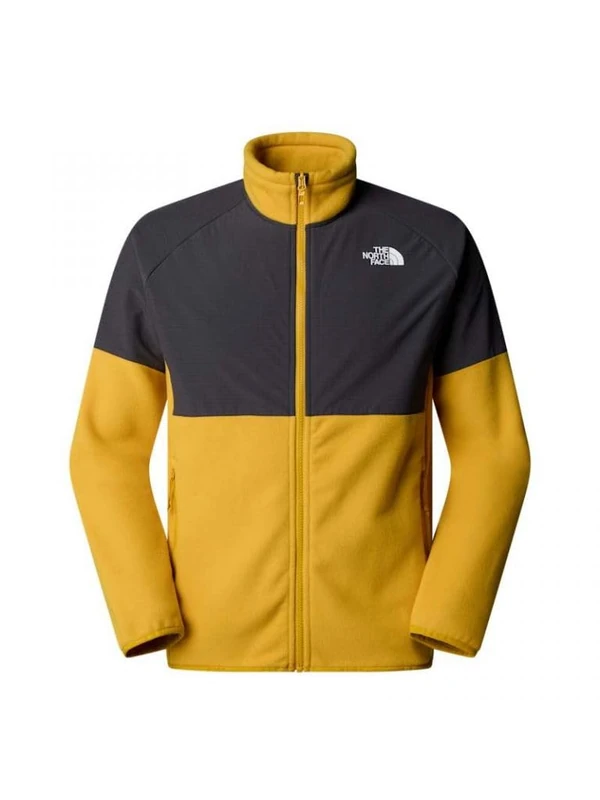 The North Face Men's Glacier Heavyweight 1/2 Zip Sweatshirt, Turmeric/Asphalt Grey/T, XXL