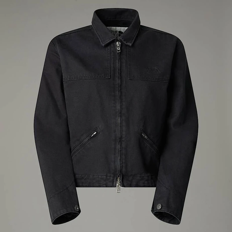 The North Face Women's Cedar Canvas Work Jacket, Tnf Black, M