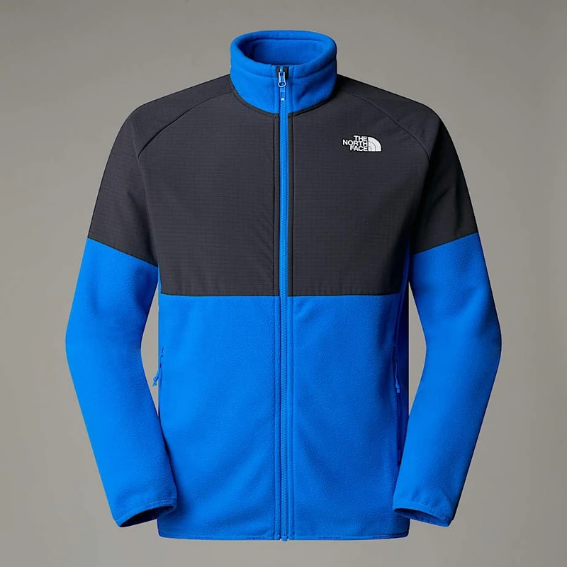 The North Face Men's Glacier Heavyweight Full Zip Jacket, Hero Blue/Asphalt Grey, XS