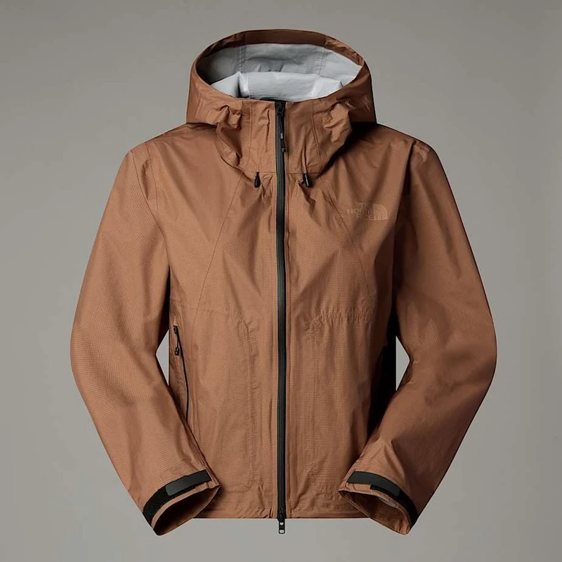 The North Face Women's Packable Lt Rain Jacket, Latte, S