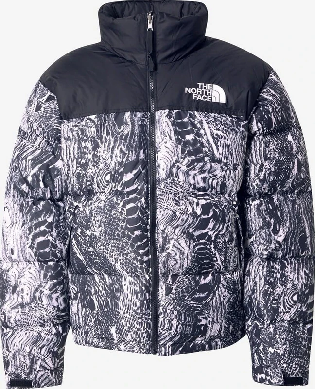 The North Face Men's 1996 Retro Nuptse Jacket, Tnf Black Wood Snake Pr, XXS