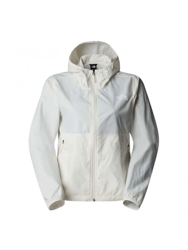 The North Face Women's Cyclone Wind Jacket, White Dune, L