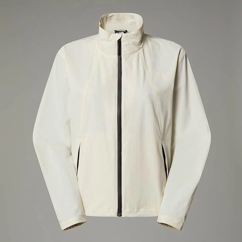 The North Face Women's Dome Wind Jacket, White Dune, XL