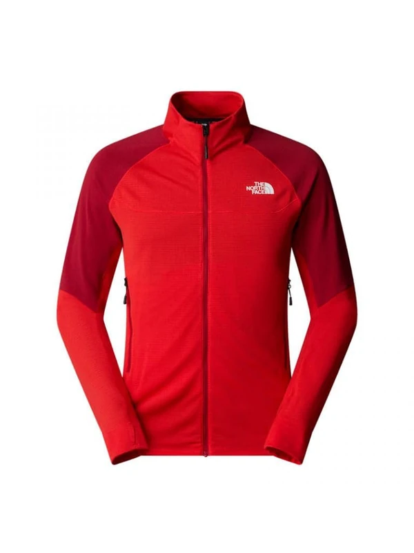 The North Face Men's Bolt Polartec Jacket, High Risk Red/Garnet Re, M