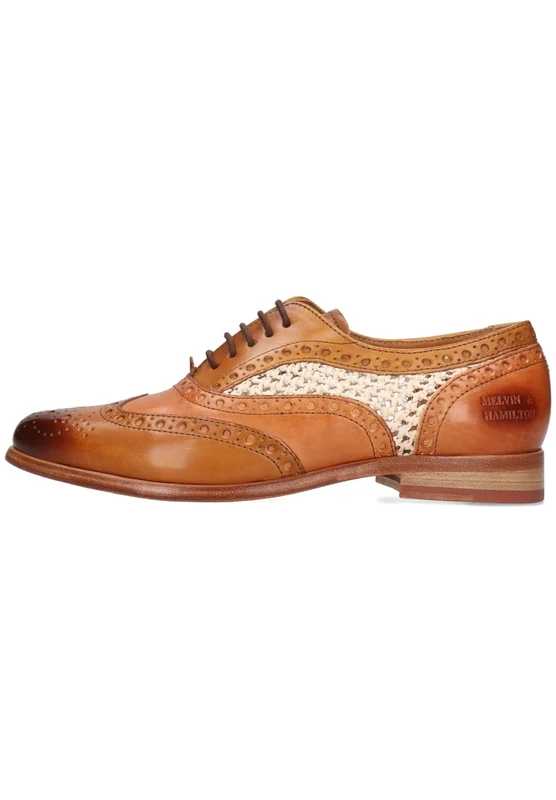 Melvin & Hamilton Oxford Selina 30 Women's Shoes, Brown, 8 UK