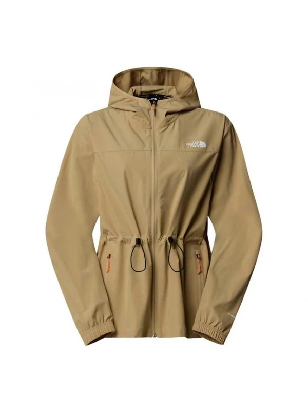 The North Face Women's Mountain Athletics Wind Jacket, Khaki Stone, XS