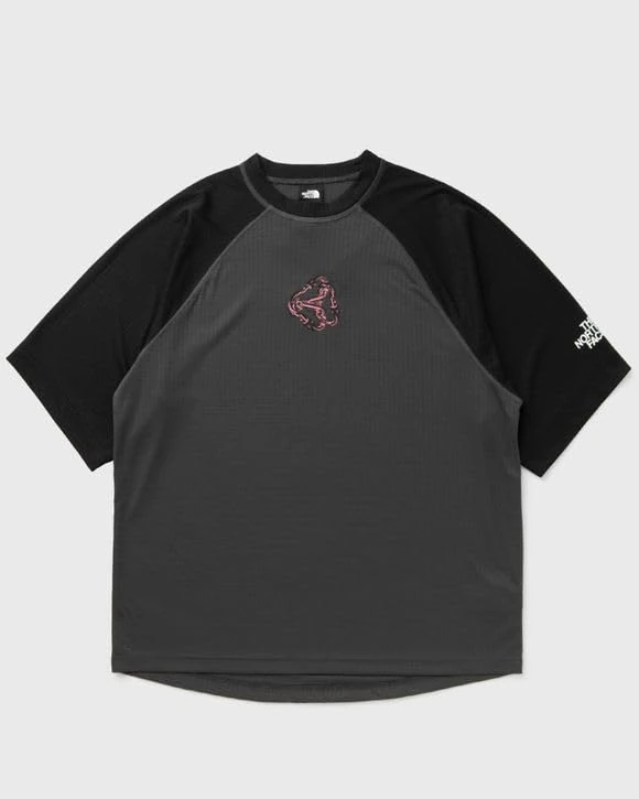 The North Face Unisex NSE S/S Dotknit T-Shirt, Asphalt Grey/TNF Black, XS - Image 1