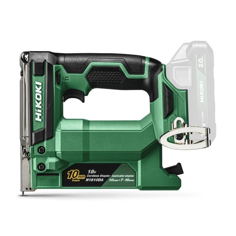HiKOKI N1810DAW4Z 18V Cordless Fine Wire Stapler, 10 mm Crown Width, Body only in Carton Box