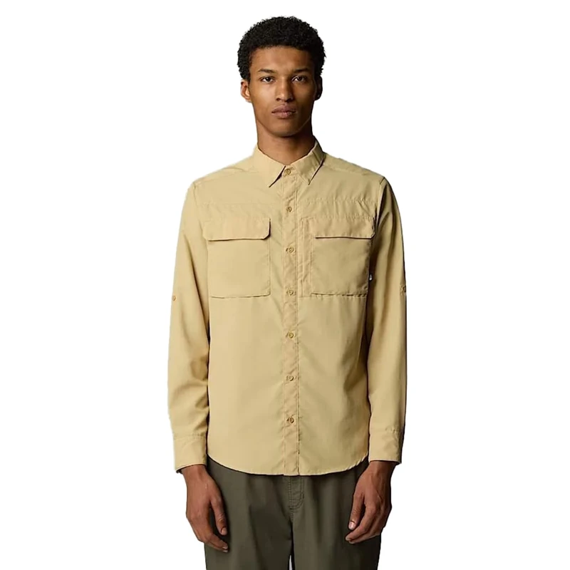The North Face Men's L/S Sequoia Shirt Khaki Stone/Npf S