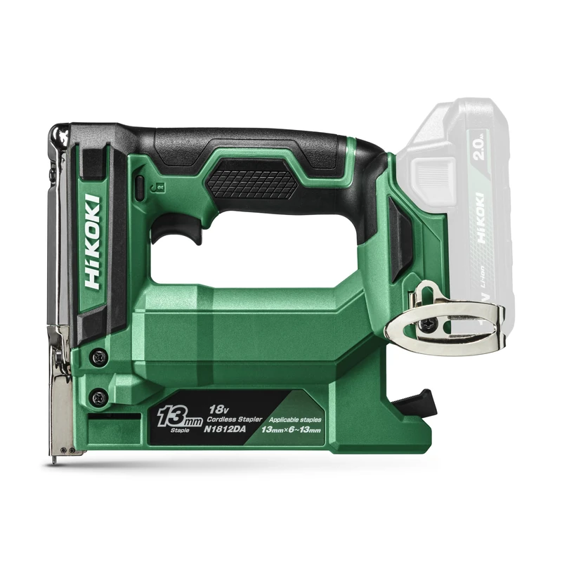 HiKOKI N1812DAW4Z 18V Cordless Fine Wire Stapler, 13 mm Crown Width, Body only in Carton Box