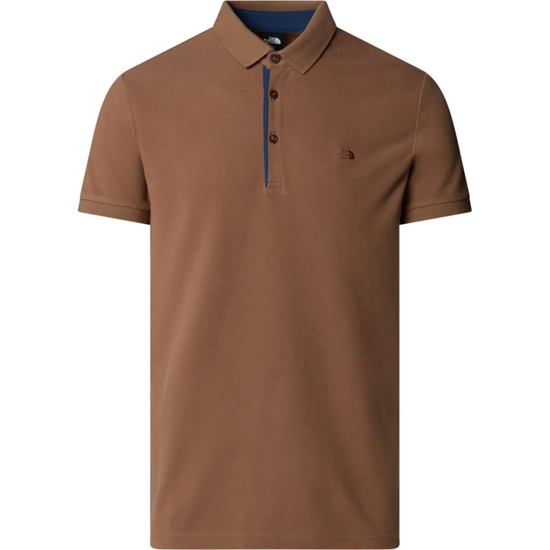The North Face Men's Premium Slim Polo Shirt Latte XXL - Image 1