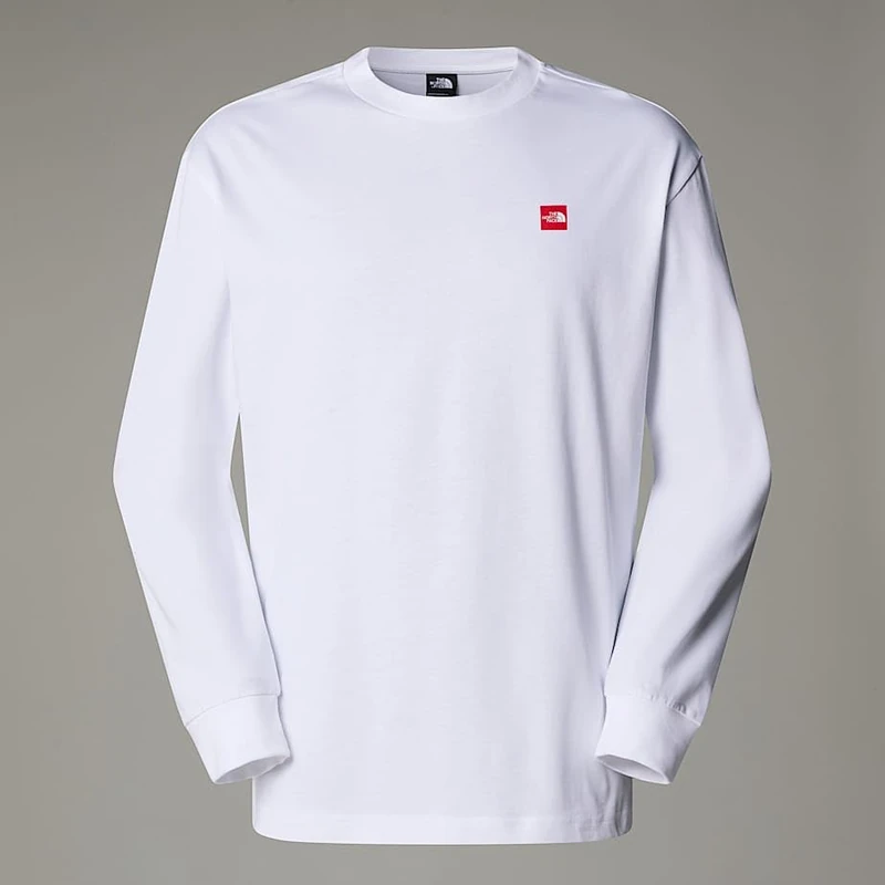 The North Face Unisex Axys Oversized L/S Shirt TNF White L