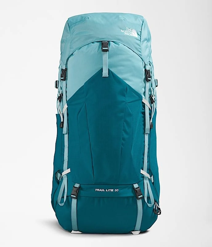 The North Face Women's Trail Lite 50L Backpack, Reef Waters/Blue Coral