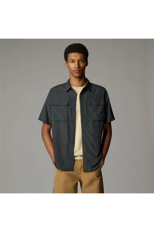 The North Face Men's S/S Sequoia T-Shirt Asphalt Grey/Npf XS