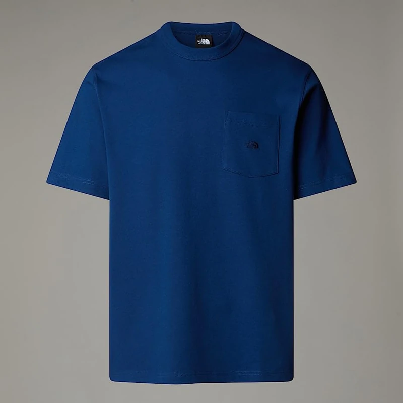 The North Face Men's SS Dome Relaxed Pocket T-Shirt Estate Blue XL