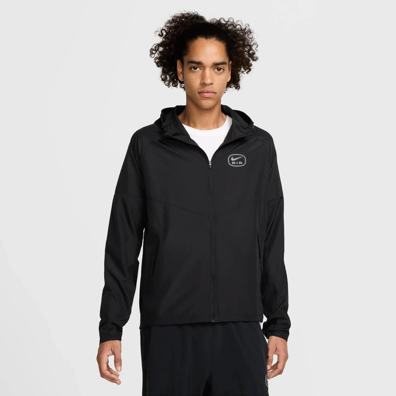 Nike Men's Sw Air Run Jacket, Black/Black, XL