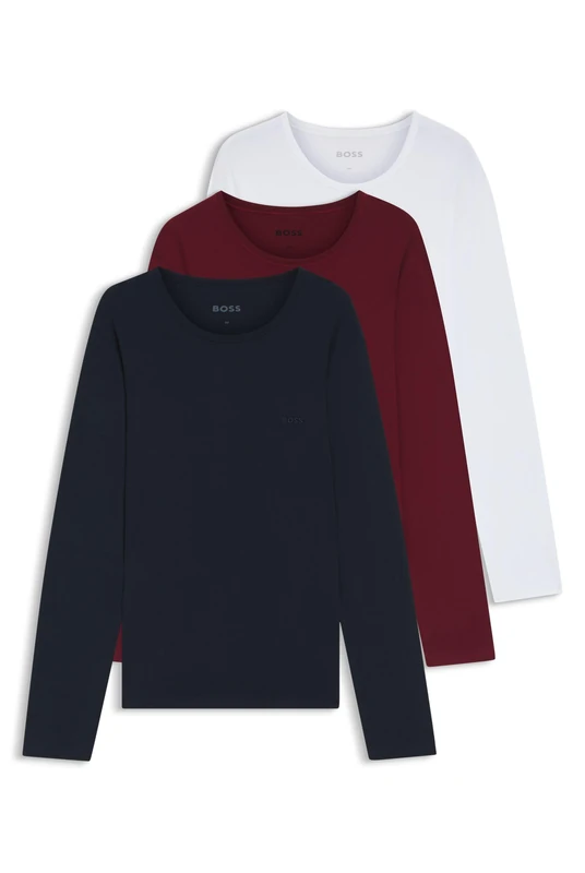 BOSS LSShirtRN 3P Classic 10243514
