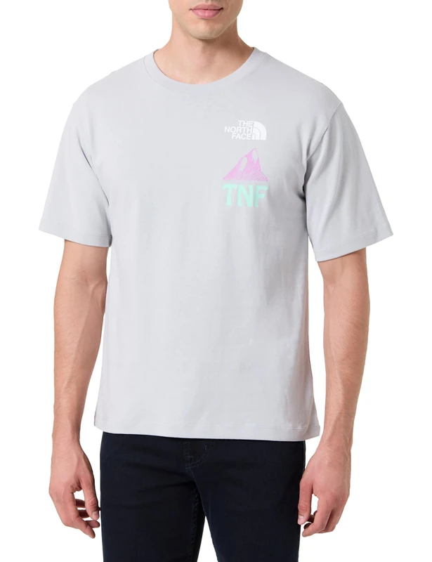 The North Face Men's Graphic SS T-Shirt High Rise Grey XL