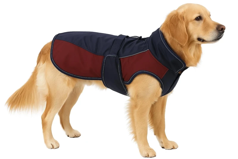 Flamingo WINTER COAT EISBERG DARK BLUE/BURGUNDY 65CM