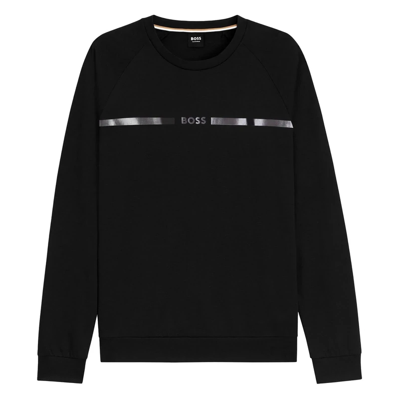 BOSS Mens Sweatshirt Long Sleeve Black M