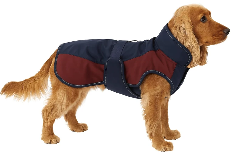 Flamingo WINTER COAT EISBERG DARK BLUE/BURGUNDY 45CM