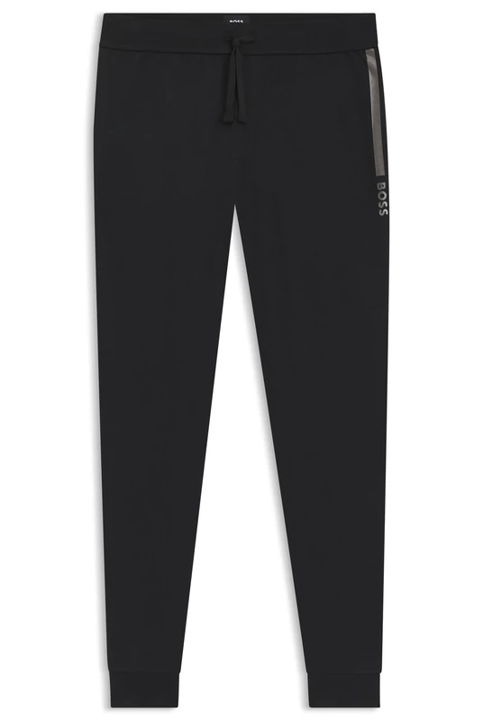 BOSS Mens Tapered Jogging Bottoms Black XXL