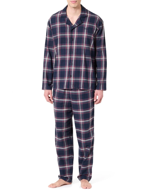 BOSS Men's Pyjama Set, Open Blue, S