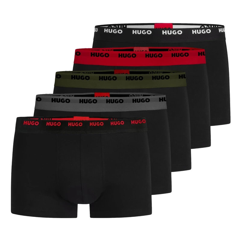 HUGO Men's Trunks, black, M