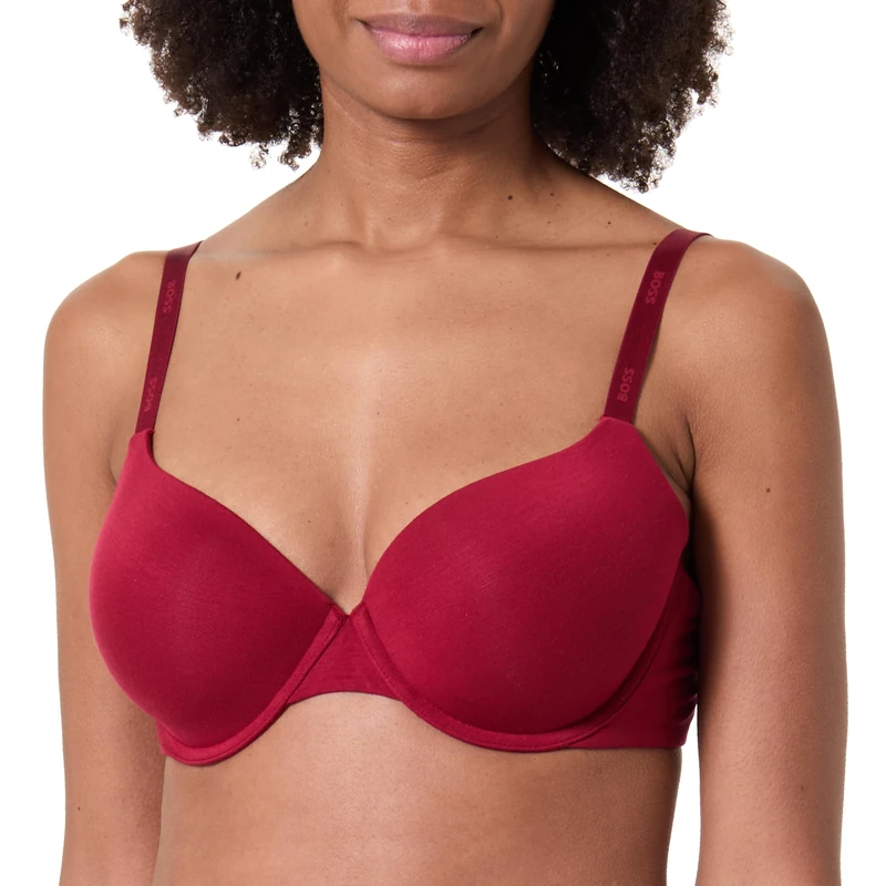 BOSS Women's Underwire Bra, Dunkelrot, 40DD - Image 1