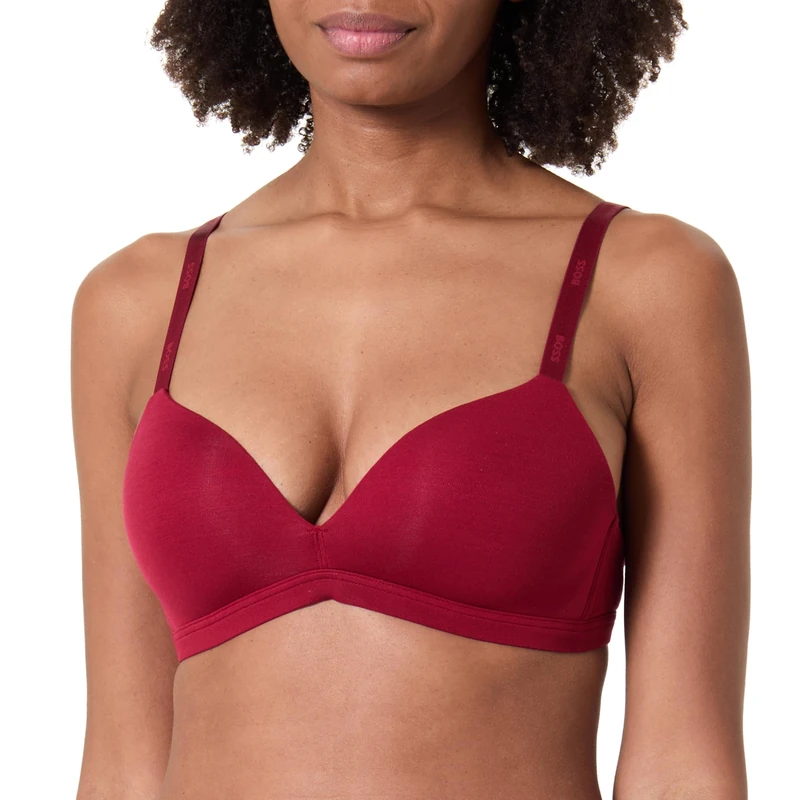 BOSS Women's Triangle, Dunkelrot, M
