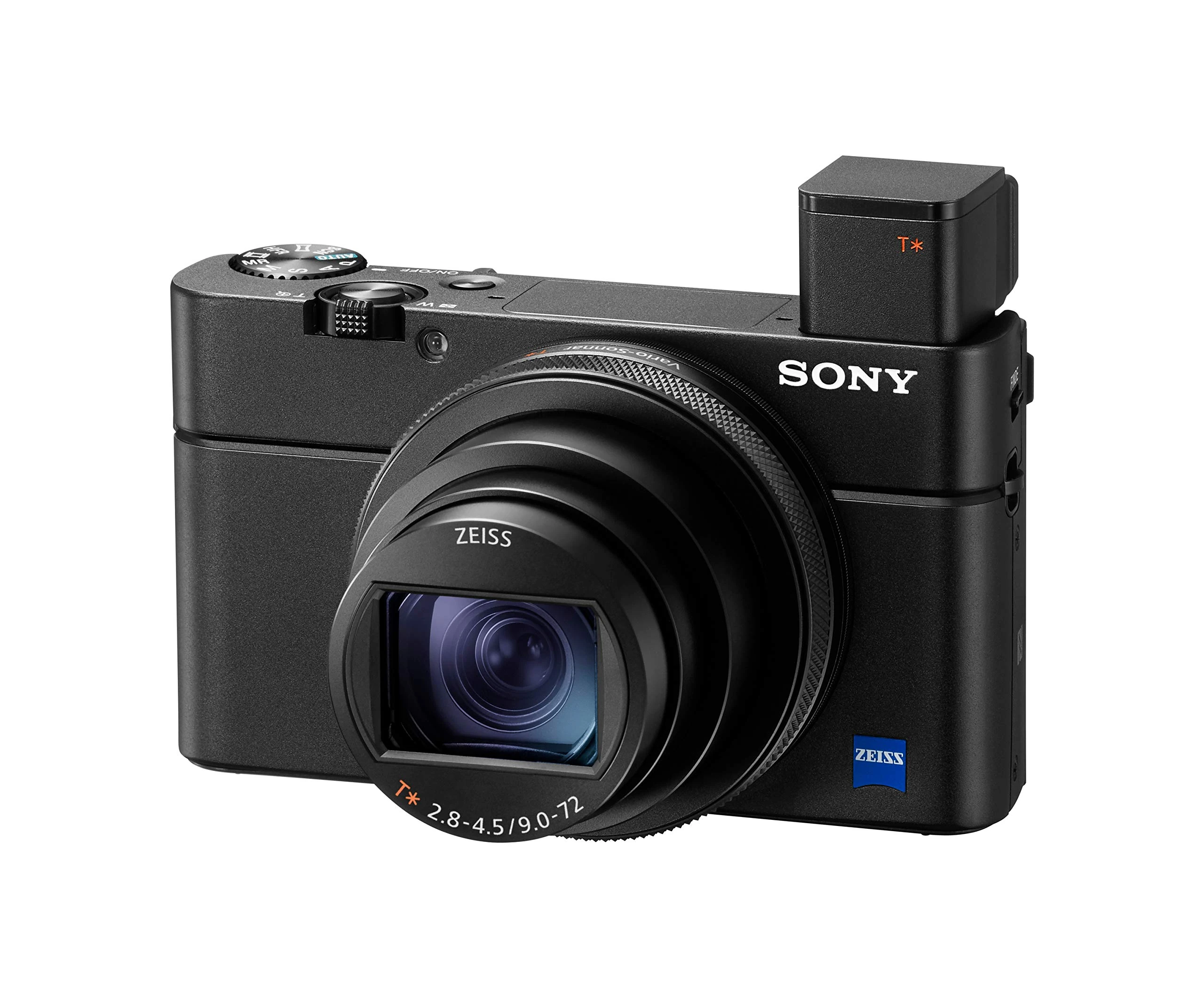 Sony RX100 VII - Advanced Premium Compact Camera with 1.0-Type Sensor, 24-200 mm F2.8-4.5 Zeiss Lens, Superior AF and speed performance, 4K Movie (DSC-RX100M7)