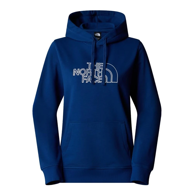 The North Face Women's Drew Peak Light Hooded Sweatshirt, Estate Blue/White Dune, L